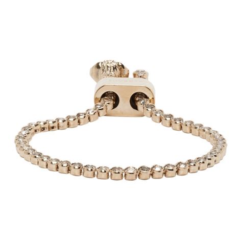 versace gold lariat bracelet